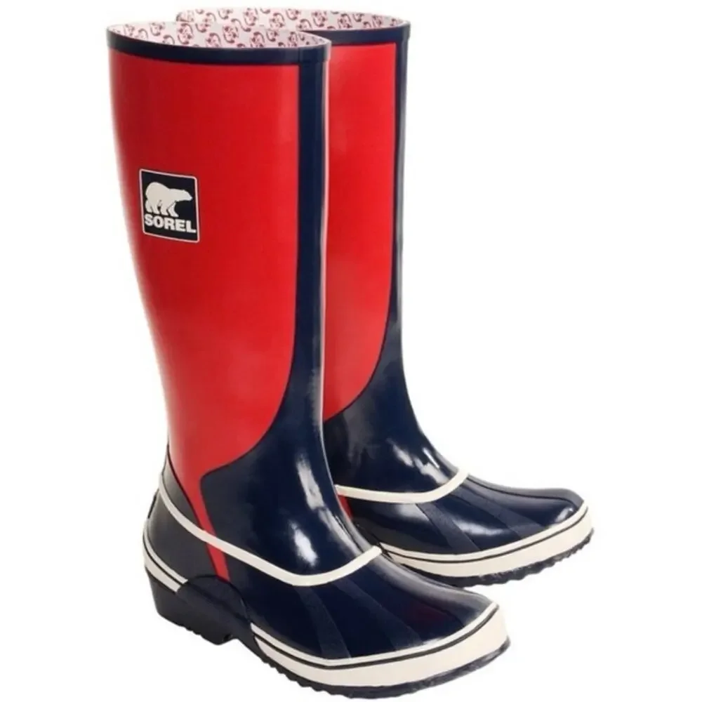 Sorel Sorellington rubber rain boots sz 7 waterproof puddle jumpers NL 1523 698 - Picture 14 of 15